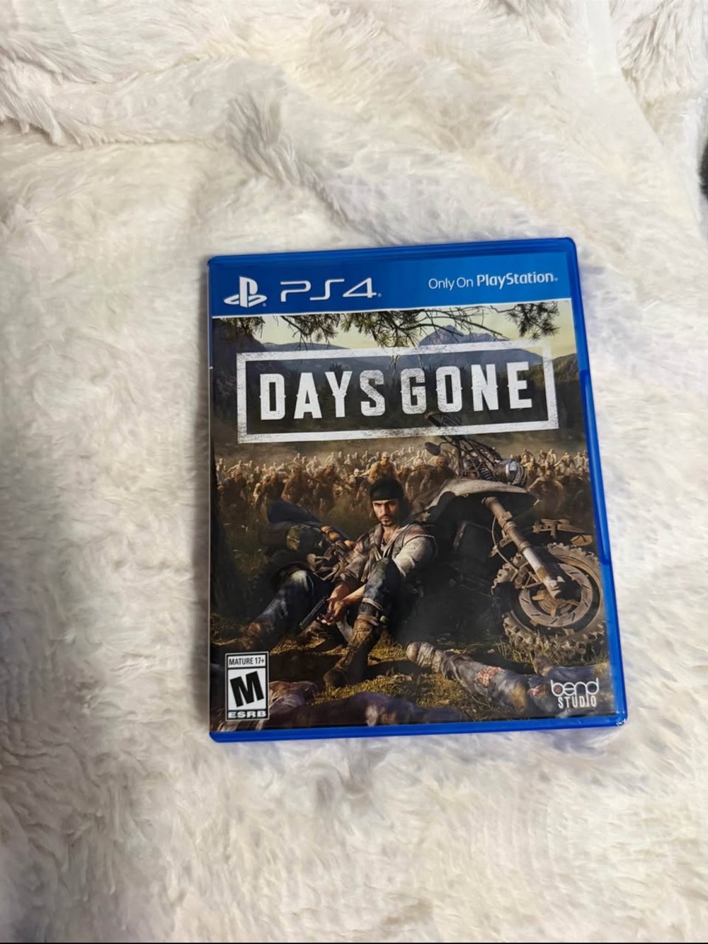 Sony PS4 Days Gone in blue case